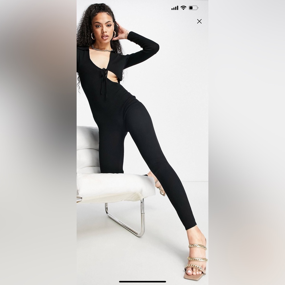 Simmi Stretch Cut Out Jumpsuit